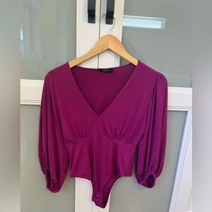 Women's V Neck Bodysuit